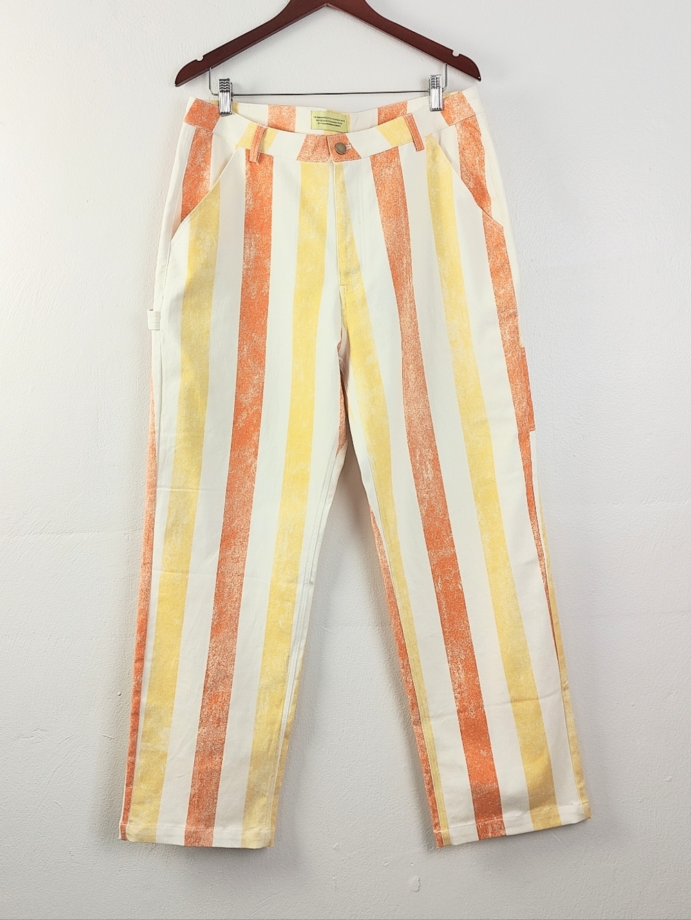 Duvin Design Stripe Anti-Workwear Pants Men's 34 Loose Non-Workwear